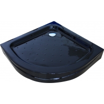 Cabina de dus negru 80x80